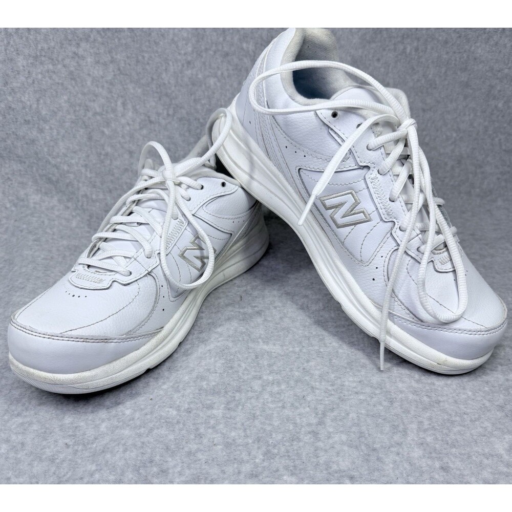 New Balance 577 Shoes Womens White Size 8.5 Lace‑Up Walking Tennis Lace Up - Picture 1 of 11